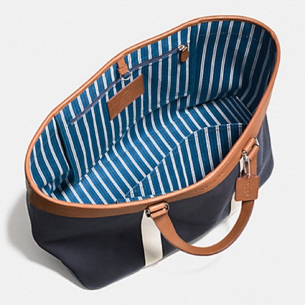 Coach Canvas/Leather Weekend Travel Tote
